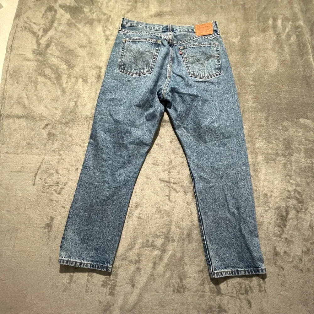 Levi's 501 Original Fit Jeans Mens 29x26 Blue Premium Straight Leg Button Fly